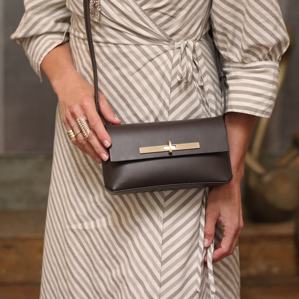 The LURA Mini Yve Bag in Ebony