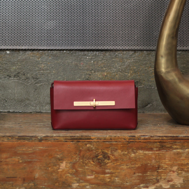 The LURA Mini Yve Bag in Ruby