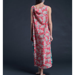 Mariana Sleeveless Liberty Cotton Tana Lawn Boatneck Dress - Archive Lilac