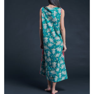 Mariana Sleeveless Liberty Cotton Tana Lawn Boatneck Dress - Archive Lilac