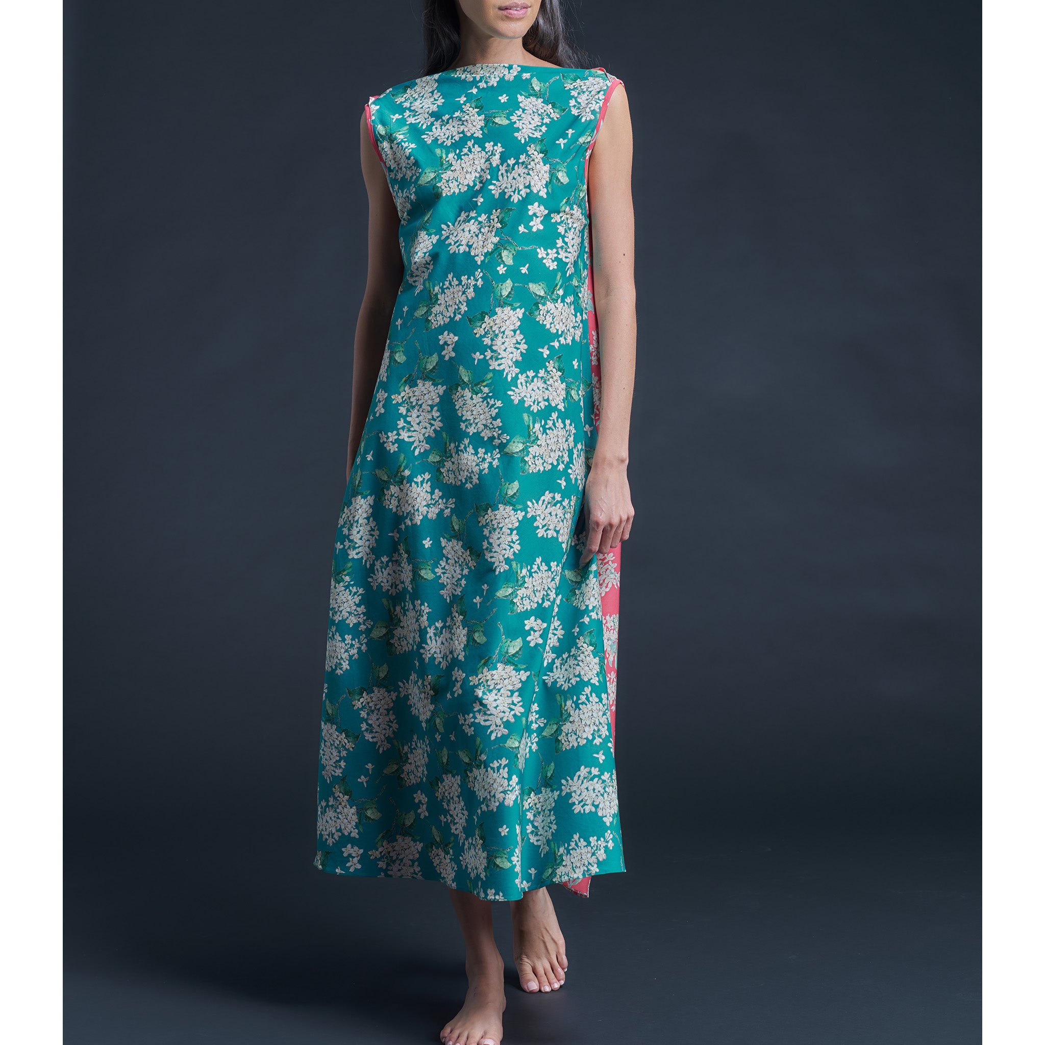 Mariana Sleeveless Liberty Cotton Tana Lawn Dress