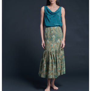 Mariana Sleeveless Liberty Silk Crepe de Chine Shell - Purple Hera