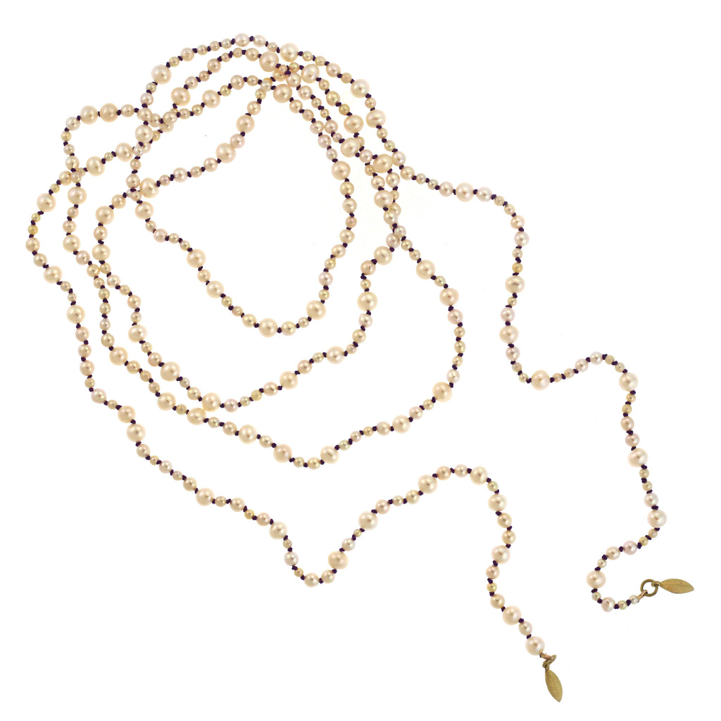 The Akoya Pearl Lariat Necklace