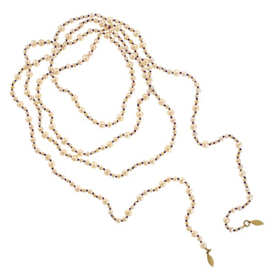 The Akoya Pearl Lariat Necklace