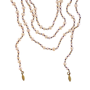 The Akoya Pearl Lariat Necklace