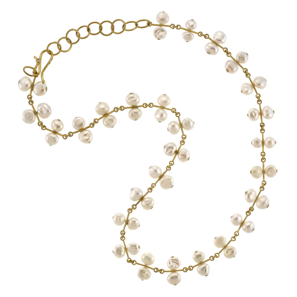 A Linked Bar Chain with Pearls