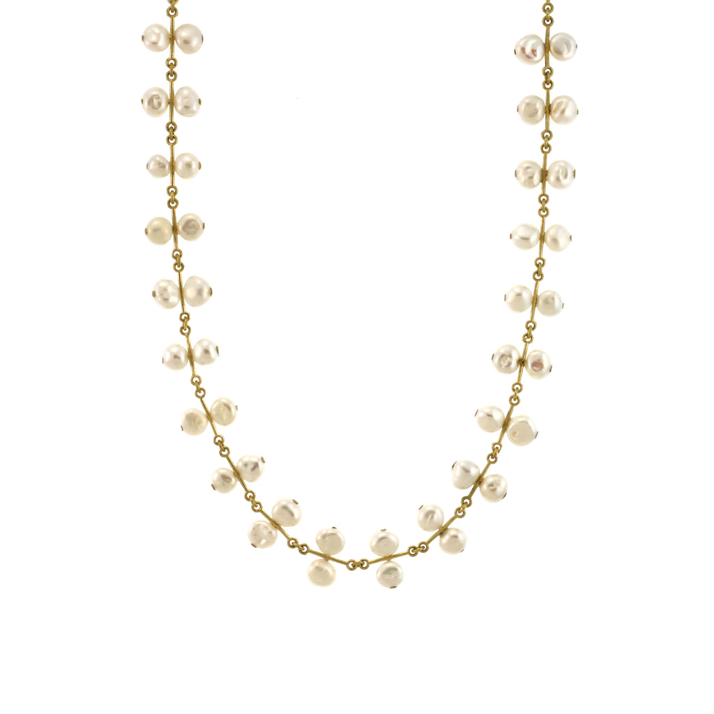 A Linked Bar Chain with Pearls