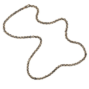 A Sterling Silver Round Link Necklace