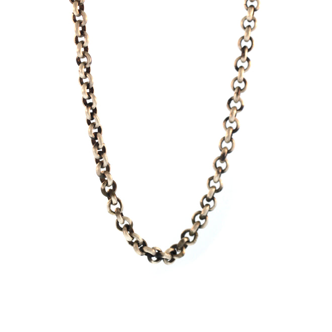 A Sterling Silver Round Link Necklace