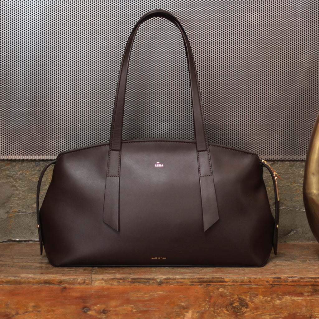 The LURA Nina Bag in Ebony Calfskin