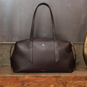 The LURA Nina Bag in Ebony Calfskin