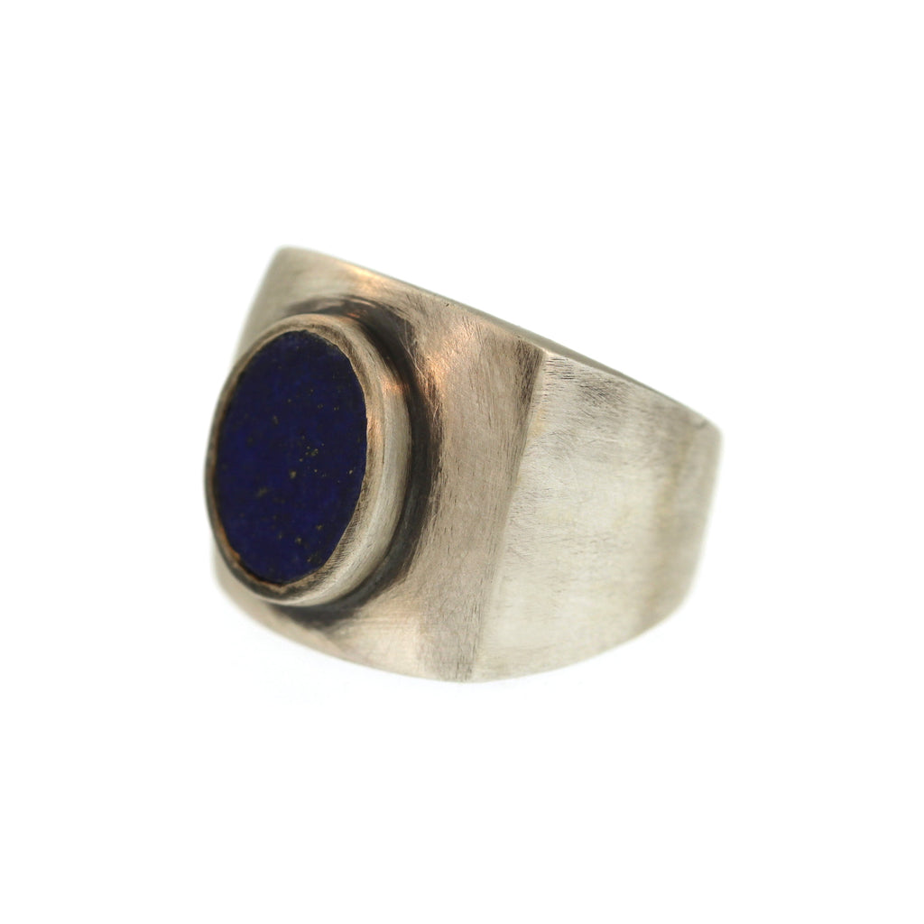 A Lapis Slice Mod Ring