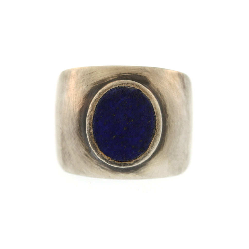 A Lapis Slice Mod Ring