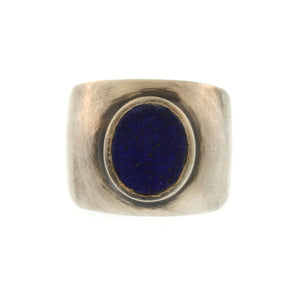 A Lapis Slice Mod Ring