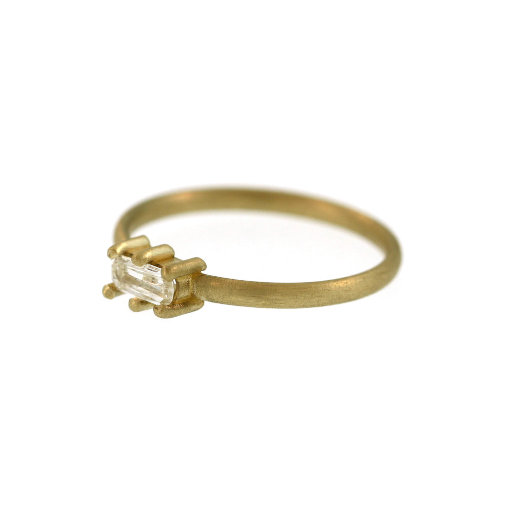 A Scissor Cut Diamond Ring