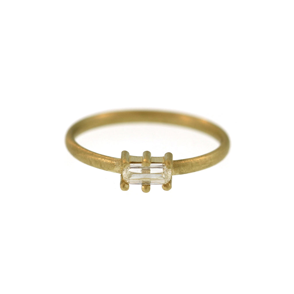 A Scissor Cut Diamond Ring