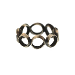 The Open Circle Band in Sterling Silver