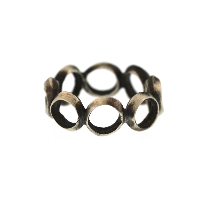 The Open Circle Band in Sterling Silver