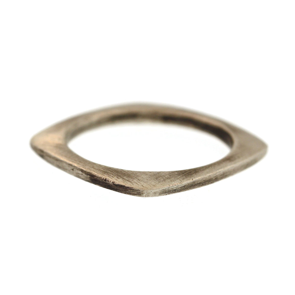 The Circle in a Square Ring in Sterling Silver for Men