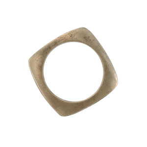 The Circle in a Square Ring in Sterling Silver