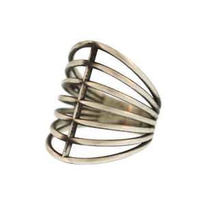 A Vertebrate Ring in Sterling Silver