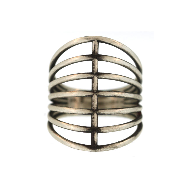 A Vertebrate Ring in Sterling Silver