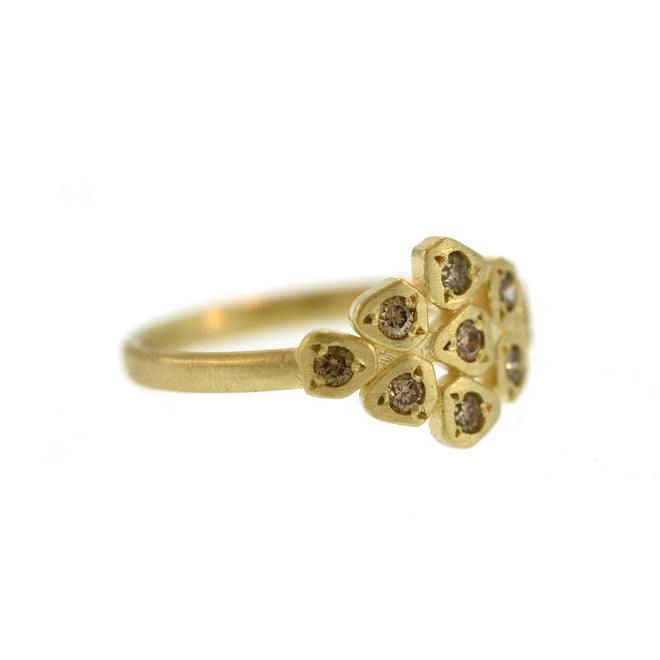 A Tribezel Cluster Ring