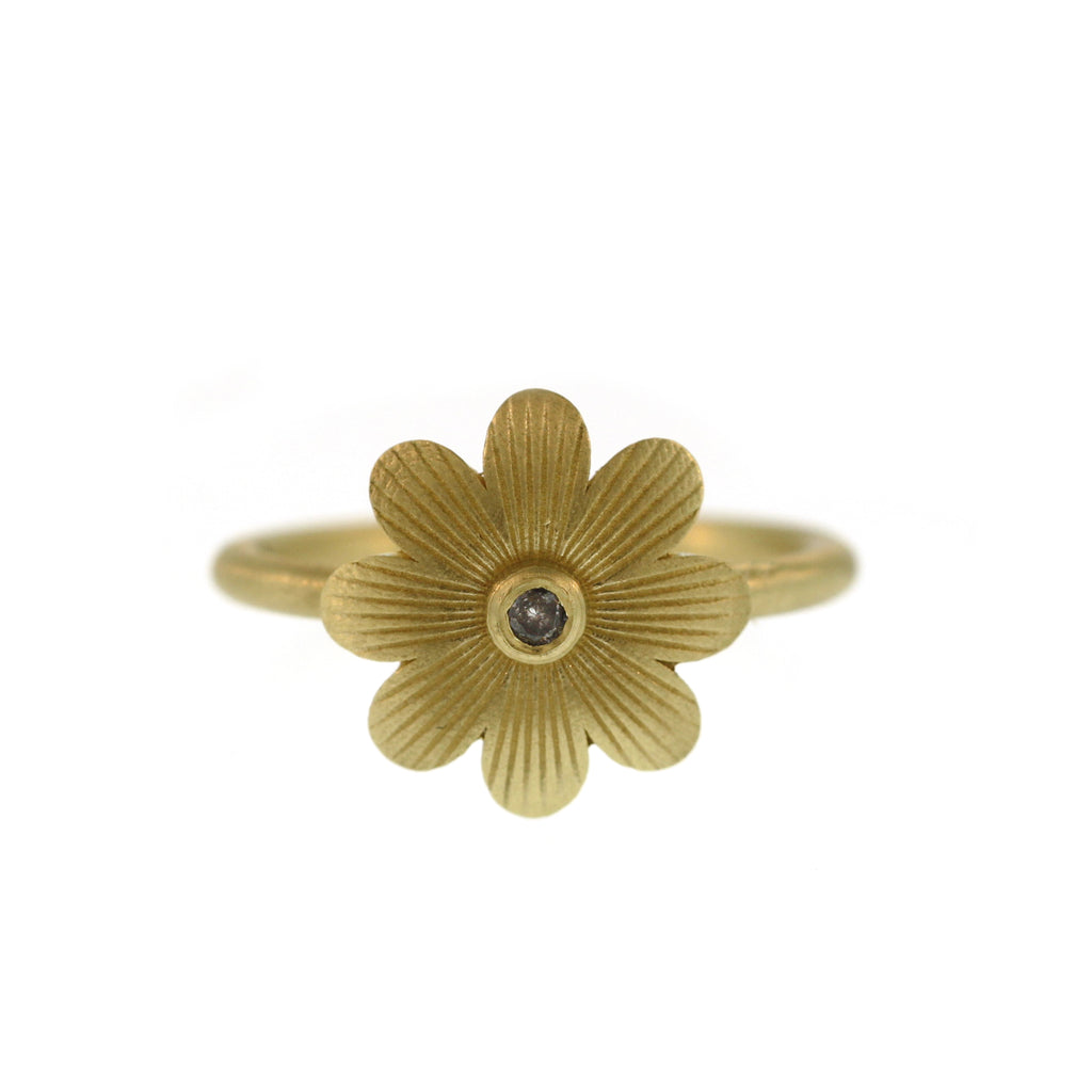 A Black-Eyed Susan Flower Ring