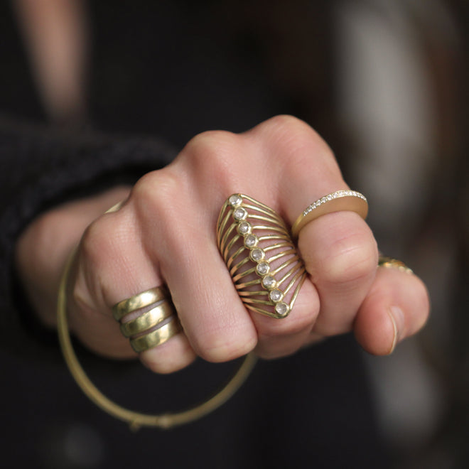 A Classic Band for the Pinky Finger in Yellow Gold, 4mm