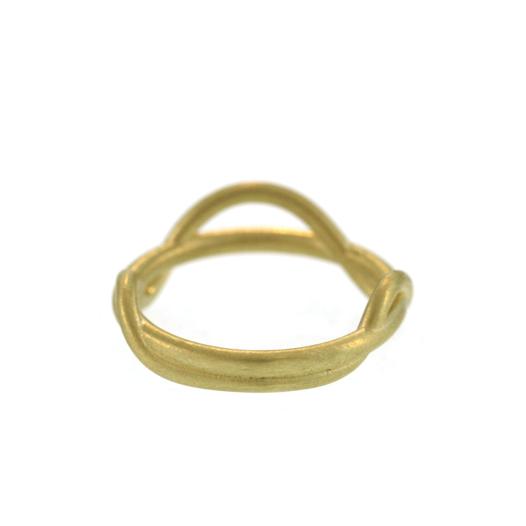 A Golden Ribbon Ring