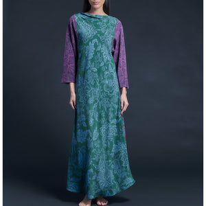 Serafina Christelle Liberty Print Silk Crepe de Chine Dress