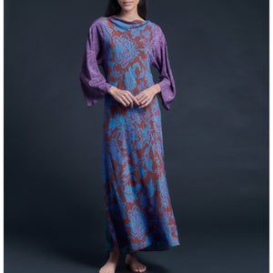 Serafina Christelle Liberty Print Silk Crepe de Chine Dress