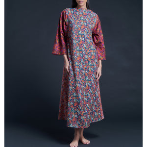 Serafina Sea Blossoms Liberty Print Cotton Tana Lawn Dress