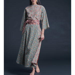 Cordelia Liberty Print Cotton Tana Lawn Wrap Skirt - Floralia Hestia