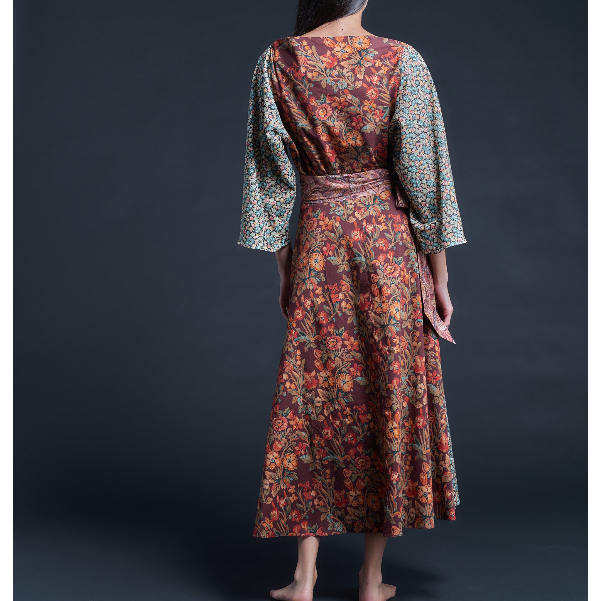 Serafina Liberty Print Cotton Tana Lawn Boatneck Blouse - Floralia