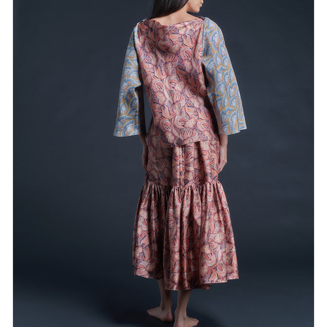 Serafina Liberty Print Silk Twill Blouse - Mary Julie