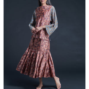 Serafina Liberty Print Silk Twill Blouse - Mary Julie