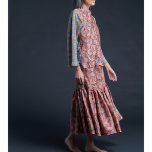 Serafina Liberty Print Silk Twill Blouse - Mary Julie