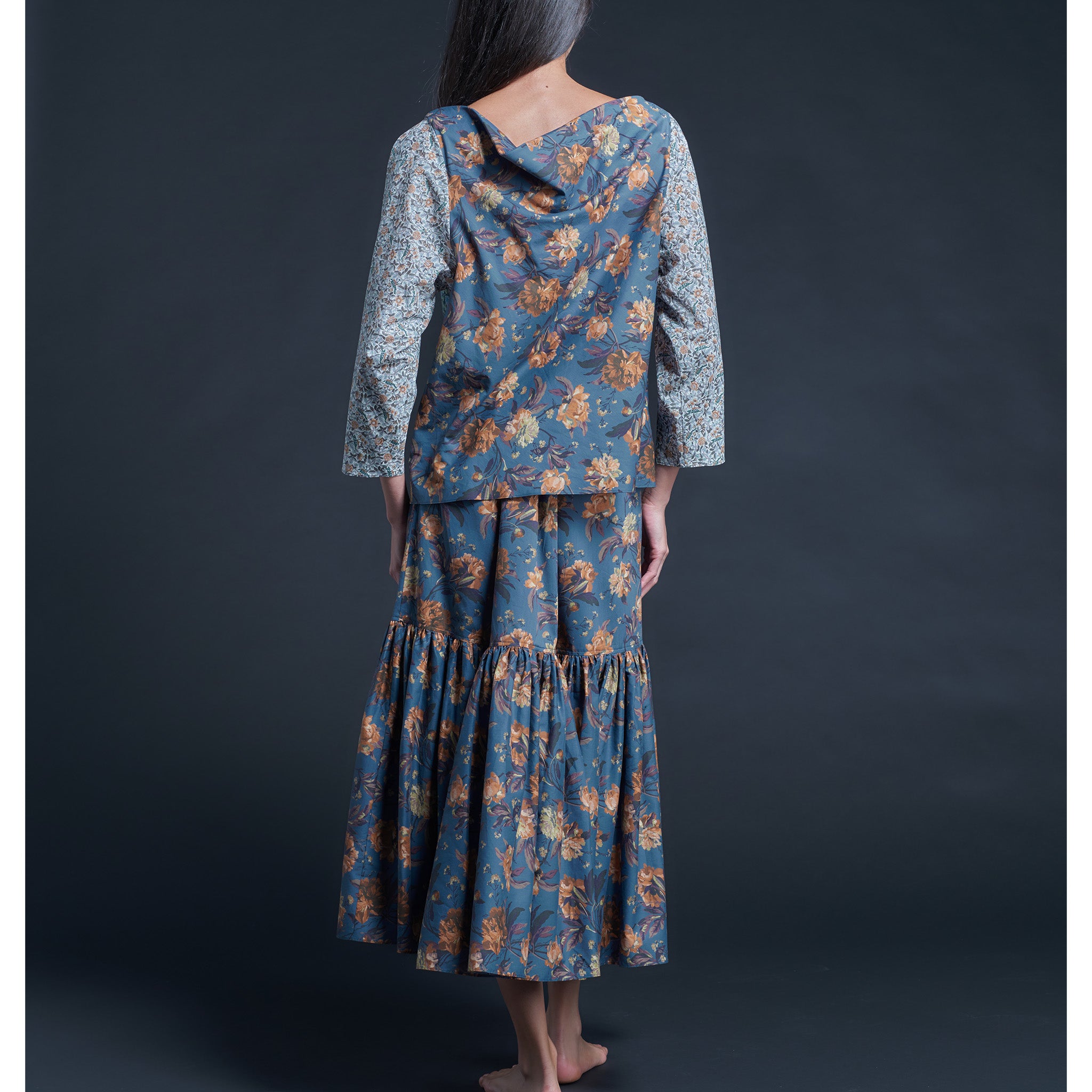 Serafina Liberty Print Cotton Tana Lawn Blouse - Synchronise