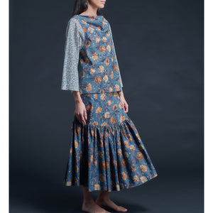 Serafina Liberty Print Cotton Tana Lawn Blouse - Synchronise