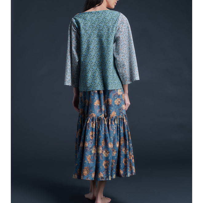 Serafina Liberty Print Cotton Tana Lawn Blouse - Synchronise