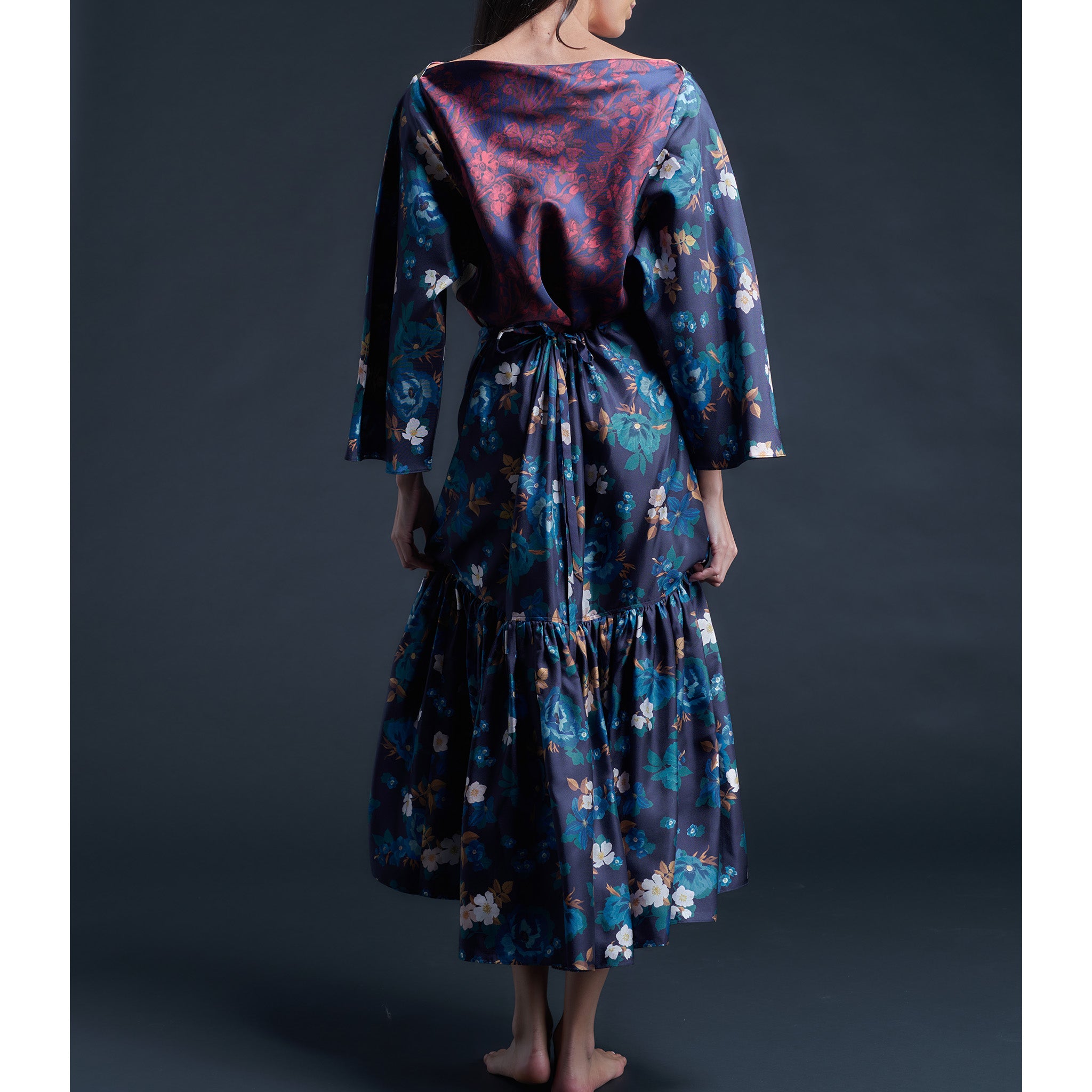 Serafina Liberty Print Silk Twill Blouse - Valley of Nysa