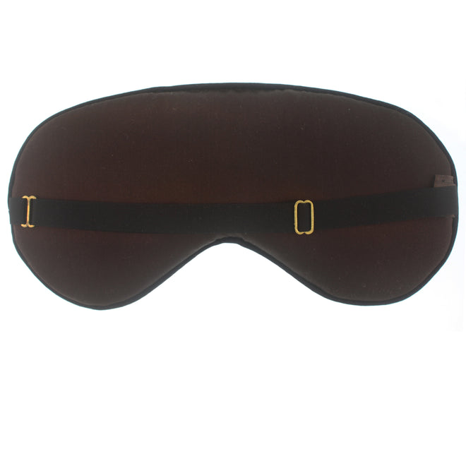 Hypnos Sleep Mask in Blue Peacock Liberty Print