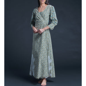 Vesta Wrap Dress In Liberty Cotton Tana Lawn - Bryony Rae