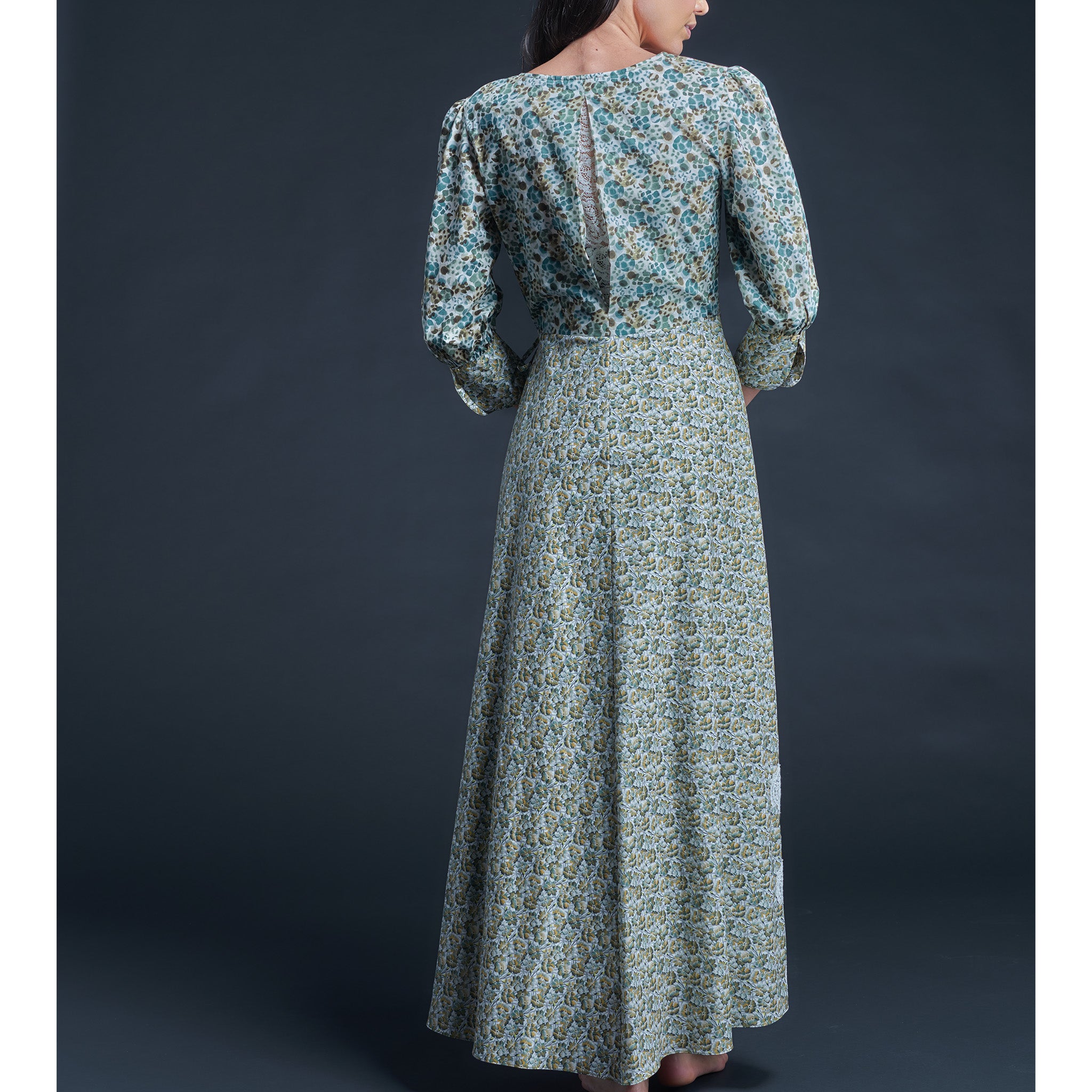 Vesta Wrap Dress In Liberty Cotton Tana Lawn - Bryony Rae