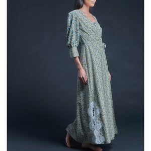 Vesta Wrap Dress In Liberty Cotton Tana Lawn - Bryony Rae