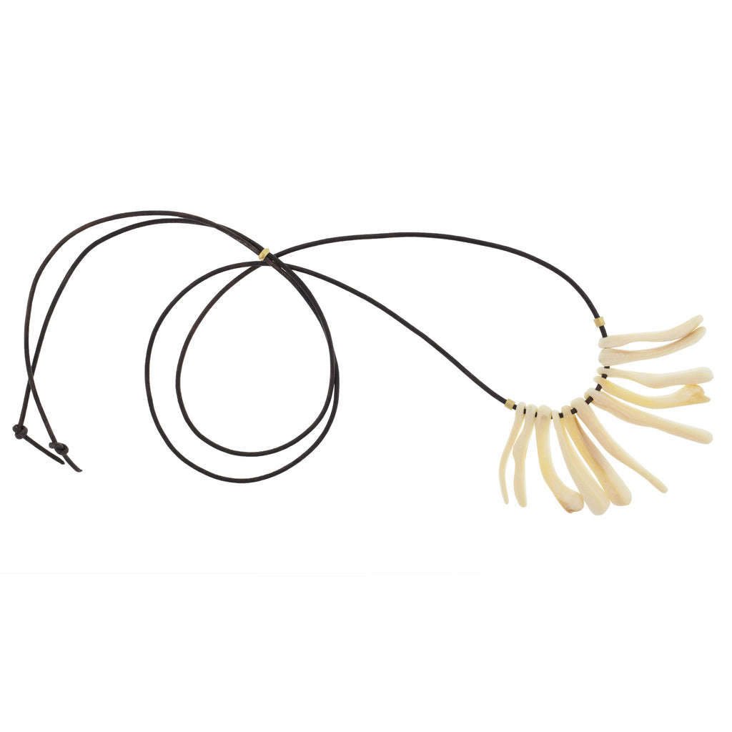 A Tapered Shell Necklace