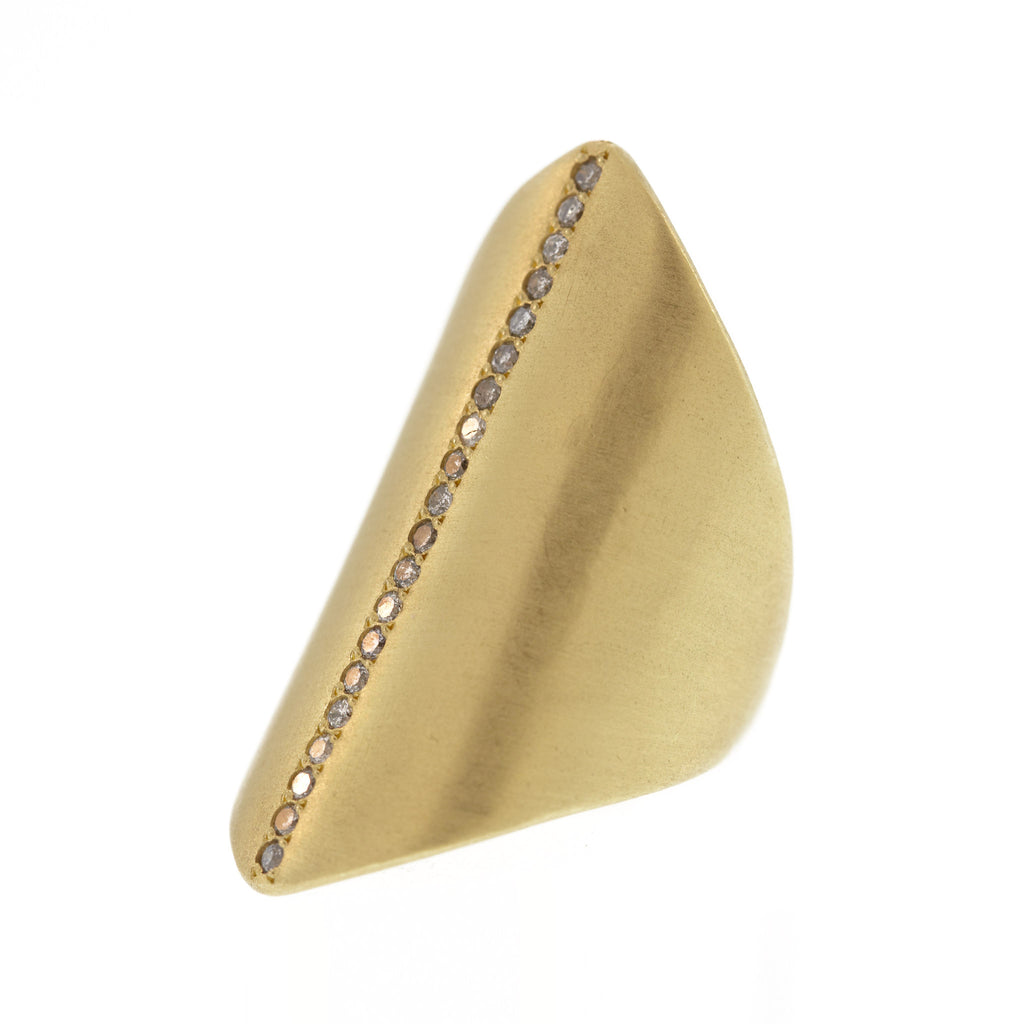 The Striped Shield Ring