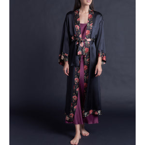 Juno Slip Dress in Garnet  Silk Charmeuse