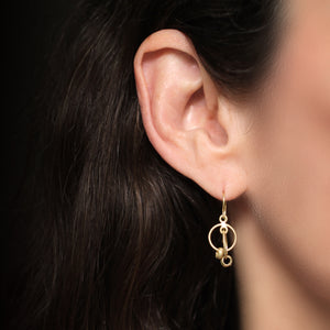 Mini Orbit Hoop Earrings